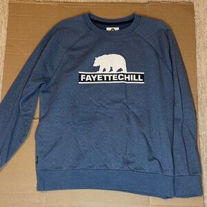 Men's Blue Crewneck Sweatshirt